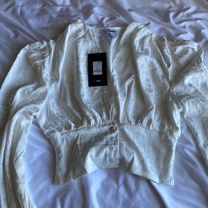 Thinking of you tonight cropped top